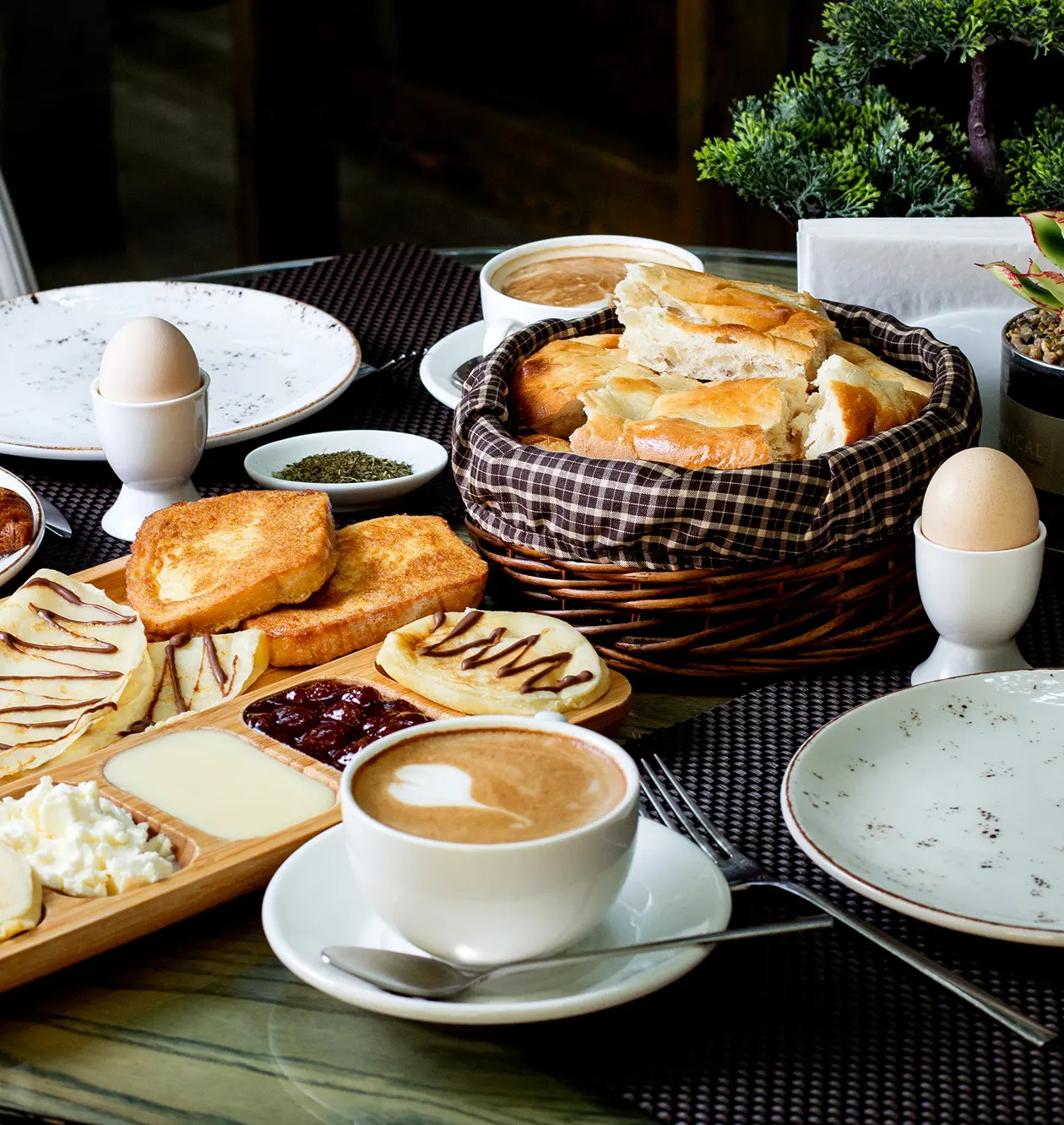 cup-hot-cappuccino-chocolate-croissant-with-breakfast (1) 1
